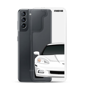 White C6 Corvette - Samsung Case