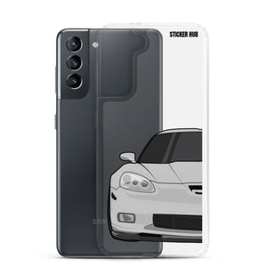 Silver C6 Corvette Z06 - Samsung Case