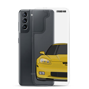 Velocity Yellow C6 Corvette Z06 - Samsung Case