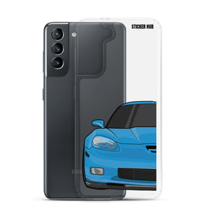 Jet Stream Blue C6 Corvette Z06 - Samsung Case