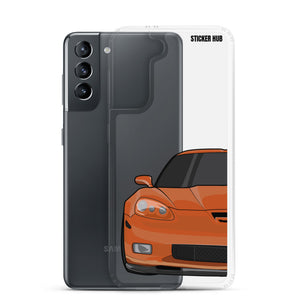 Atomic Orange C6 Corvette Z06 - Samsung Case