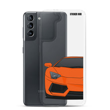 Load image into Gallery viewer, Orange Lamborghini Aventadoor - Samsung Case