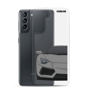 Gray Lamborghini Aventadoor - Samsung Case