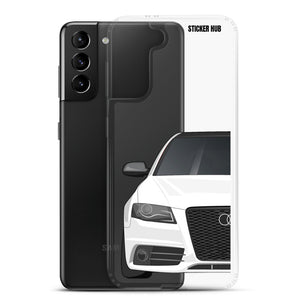 White B8 Audi S4 - Samsung Case