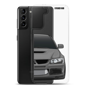 Gray Mitsubishi Evo - Samsung Case