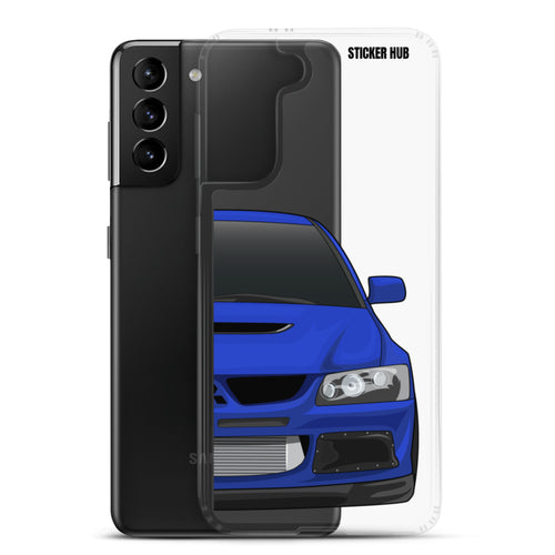 Blue Mitsubishi Evo - Samsung Case