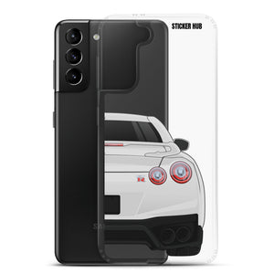 White R35 Nissan GTR - Samsung Case