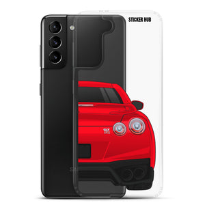 Solid Red R35 Nissan GTR - Samsung Case