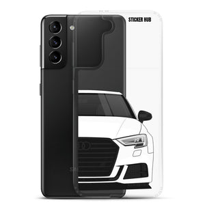 White B9 Audi S3 - Samsung Case