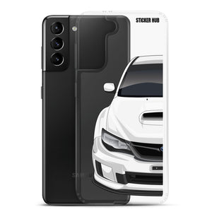 White 09-14 Subaru WRX STI - Samsung Case