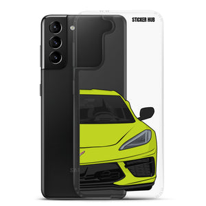 Accelerate Yellow C8 Corvette - Samsung Case