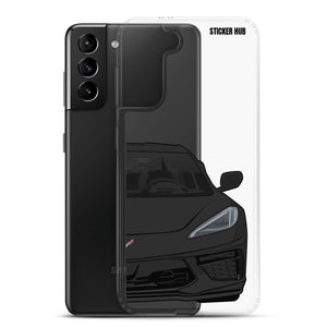 Black C8 Corvette - Samsung Case