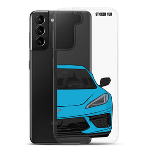 Rapid Blue C8 Corvette - Samsung Case