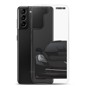 Black C7 Corvette Stingray - Samsung Case