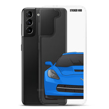 Load image into Gallery viewer, Laguna Blue C7 Corvette Stingray - Samsung Case