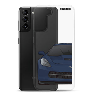 Night Race Blue C7 Corvette Stingray - Samsung Case