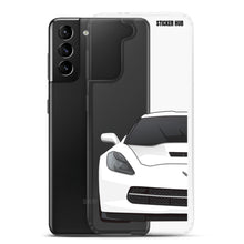 Load image into Gallery viewer, White C7 Corvette Stingray - Samsung Case