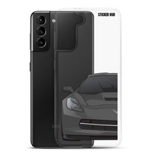 Load image into Gallery viewer, Gray C7 Corvette Stingray - Samsung Case