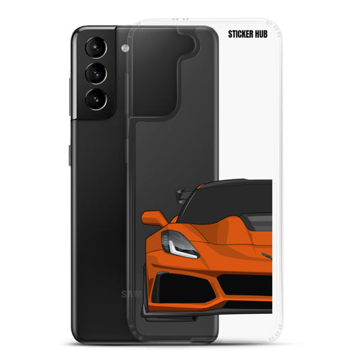 Orange C7 Corvette Zr1 Samsung Case