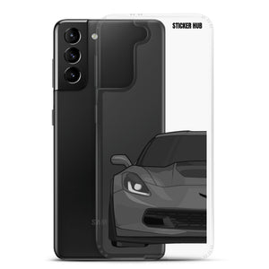 Gray C7 Corvette Z06 - Samsung Case