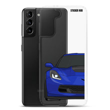 Load image into Gallery viewer, Admiral Blue C7 Corvette Z06 - Samsung Case