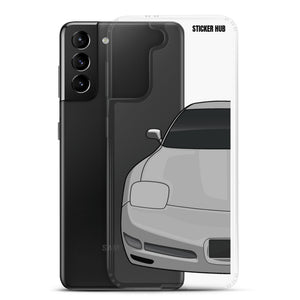 Silver C5 Corvette Z06 - Samsung Case