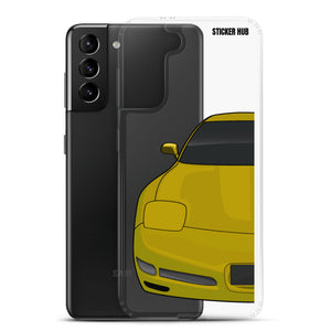 Millennium Yellow C5 Corvette Z06 - Samsung Case