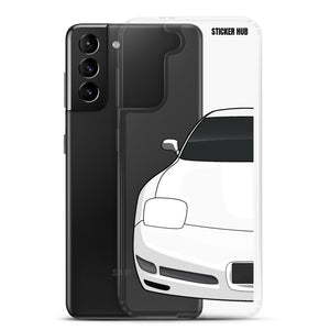 White C5 Corvette Z06 - Samsung Case