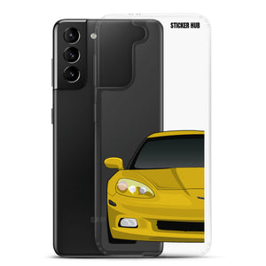 Velocity Yellow C6 Corvette - Samsung Case