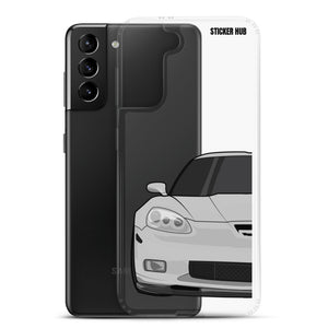 Silver C6 Corvette Z06 - Samsung Case