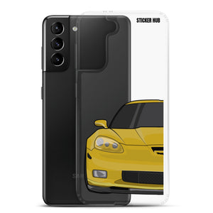 Velocity Yellow C6 Corvette Z06 - Samsung Case