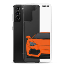 Load image into Gallery viewer, Orange Lamborghini Aventadoor - Samsung Case