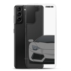 Gray Lamborghini Aventadoor - Samsung Case