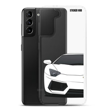 Load image into Gallery viewer, White Lamborghini Aventadoor - Samsung Case