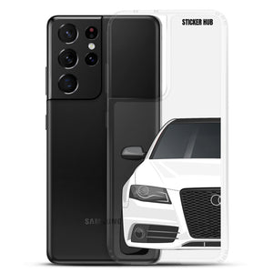 White B8 Audi S4 - Samsung Case