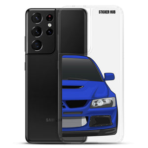 Blue Mitsubishi Evo - Samsung Case