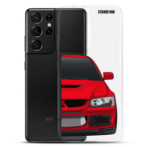 Red Mitsubishi Evo - Samsung Case