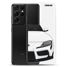 Load image into Gallery viewer, White MKV Toyota Supra - Samsung Case