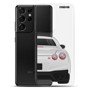 White R35 Nissan GTR - Samsung Case