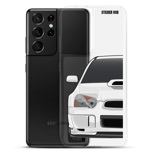 White 03-05 Subaru WRX STI - Samsung Case