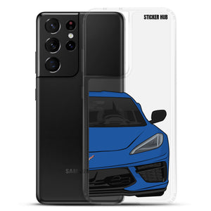 Elkhart Blue C8 Corvette - Samsung Case