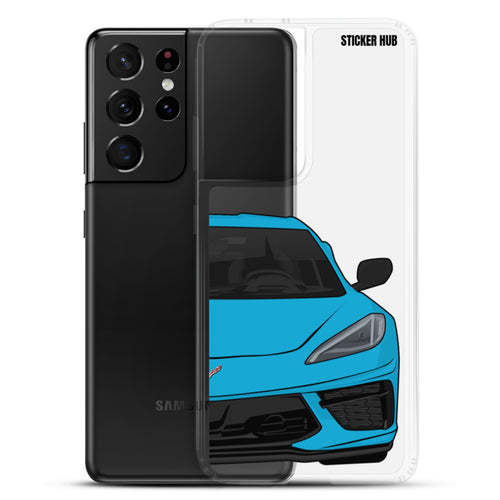 Rapid Blue C8 Corvette - Samsung Case