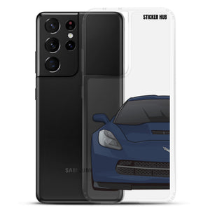 Night Race Blue C7 Corvette Stingray - Samsung Case