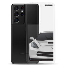 Load image into Gallery viewer, Silver C7 Corvette Stingray - Samsung Case