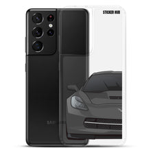 Load image into Gallery viewer, Gray C7 Corvette Stingray - Samsung Case