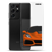 Load image into Gallery viewer, Orange C7 Corvette Zr1 Samsung Case