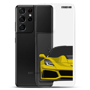 Yellow C7 Corvette Zr1 - Samsung Case