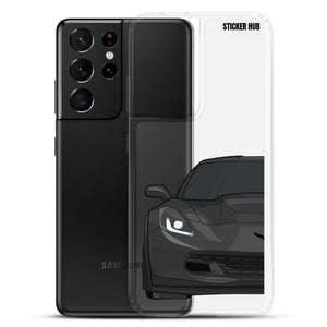 Black C7 Corvette Z06 - Samsung Case