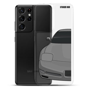 Pewter Gray C5 Corvette Z06 - Samsung Case