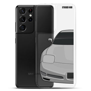 Silver C5 Corvette Z06 - Samsung Case